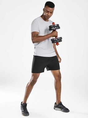 NWT Baleaf Men's 5" Lined Running Athletic Shorts Quick Dry Small